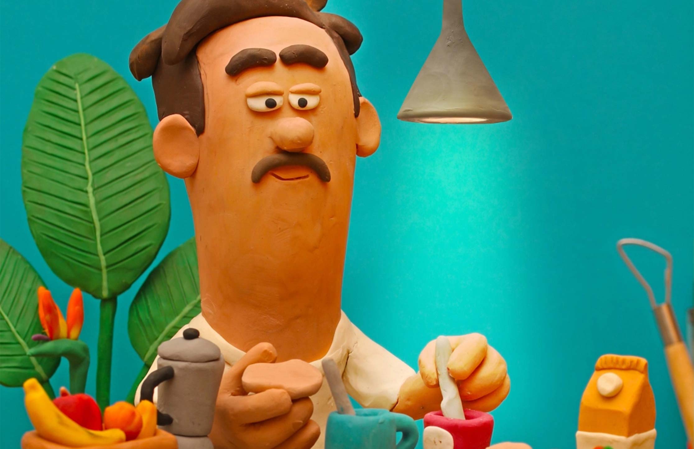 Light, plasticine and humour: Stefano Colferai for “What’s in a Lamp?”