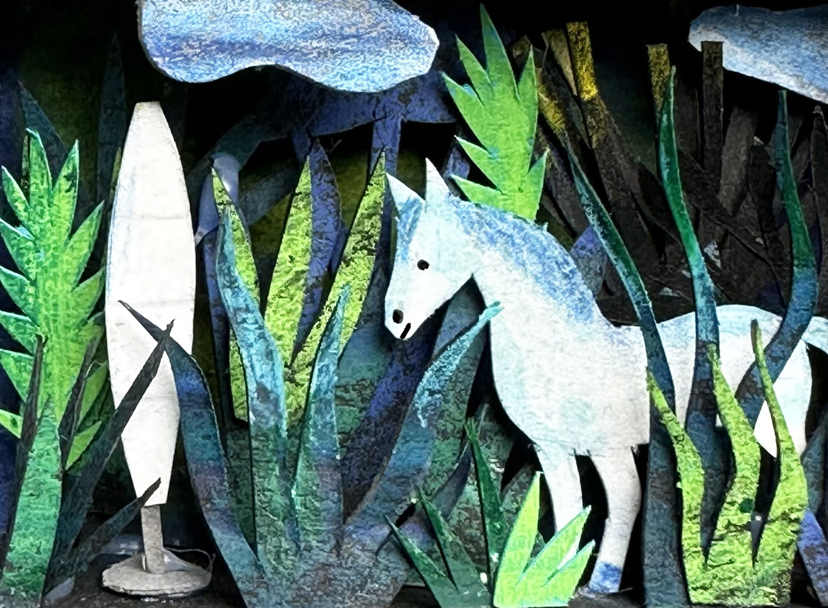 Pequeñas historias iluminadas: los dioramas “en caja” de Antje Damm